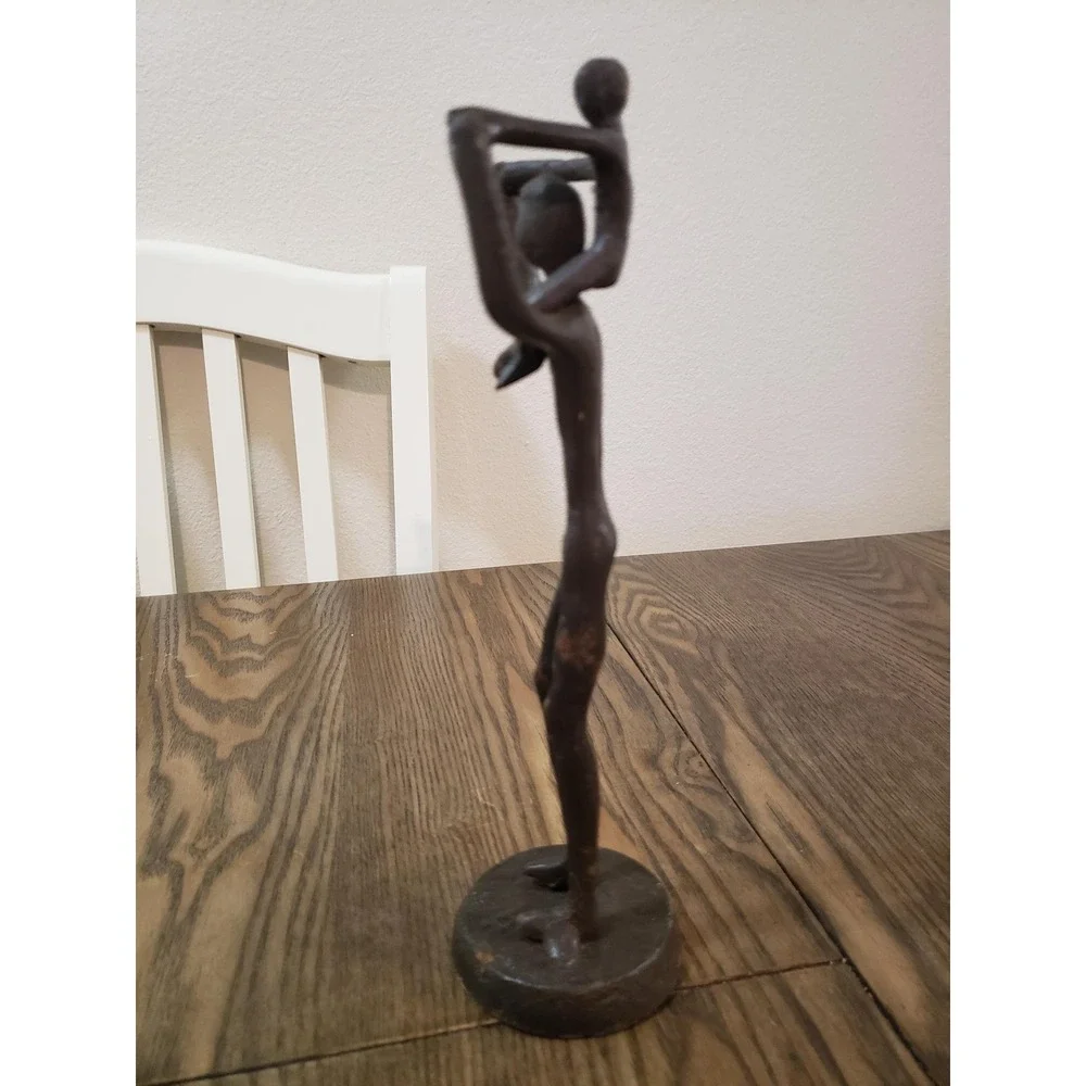 Danya B Proud Father with Child Metal Sculpture